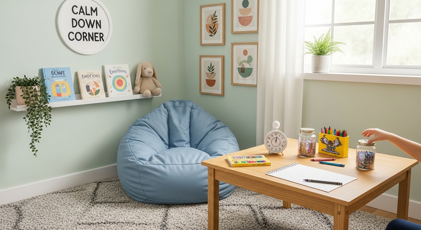 Mengelola Emosi Anak: Teknik Calm Down Corner di Rumah